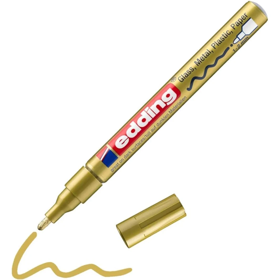 علامات الطلاء 751 Edding - الذهب