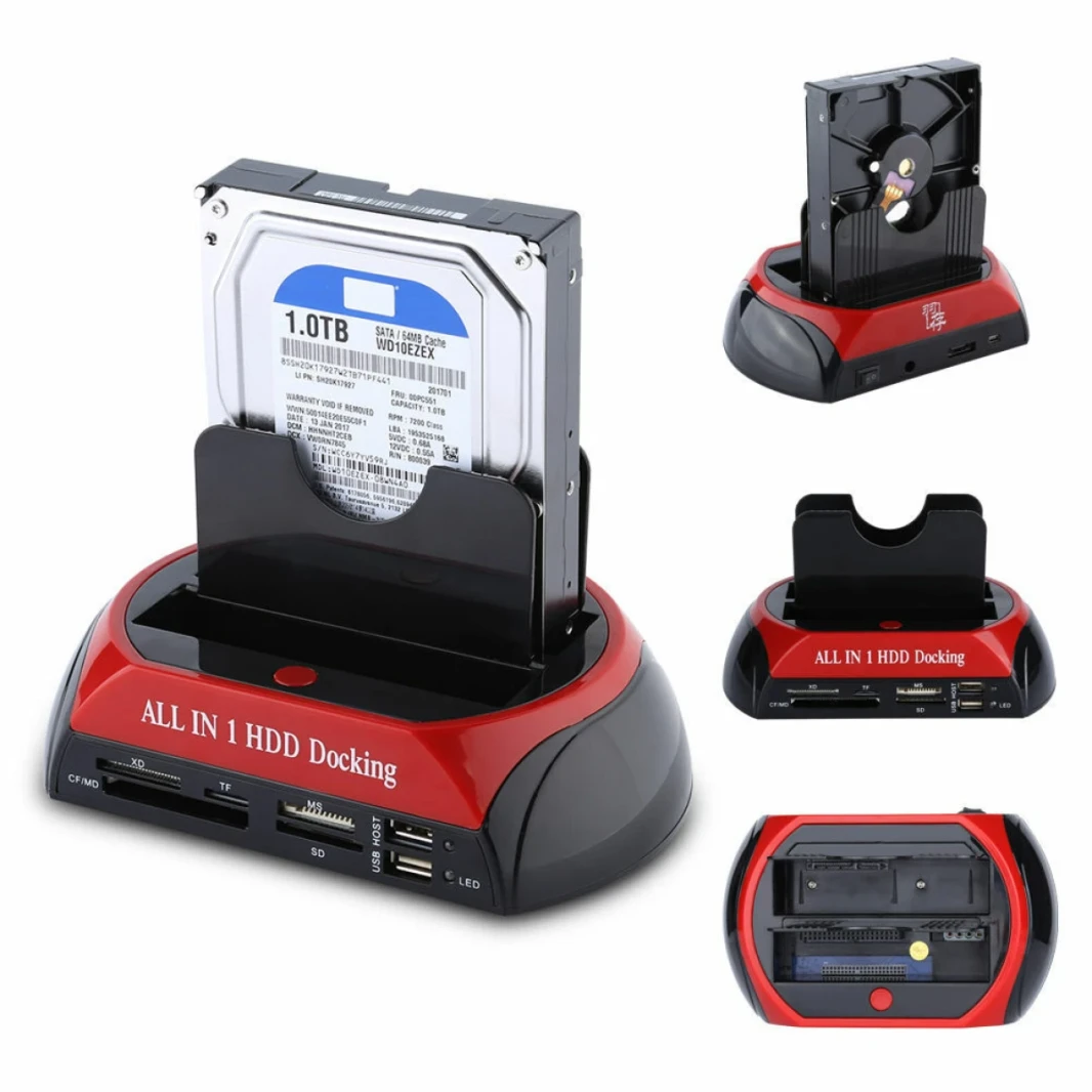 USB 3.0 إلى SATA محطة لرسو القرص الصلب الخارجي لمدة 2.5 "أو 3.5" "HDD ، SSD