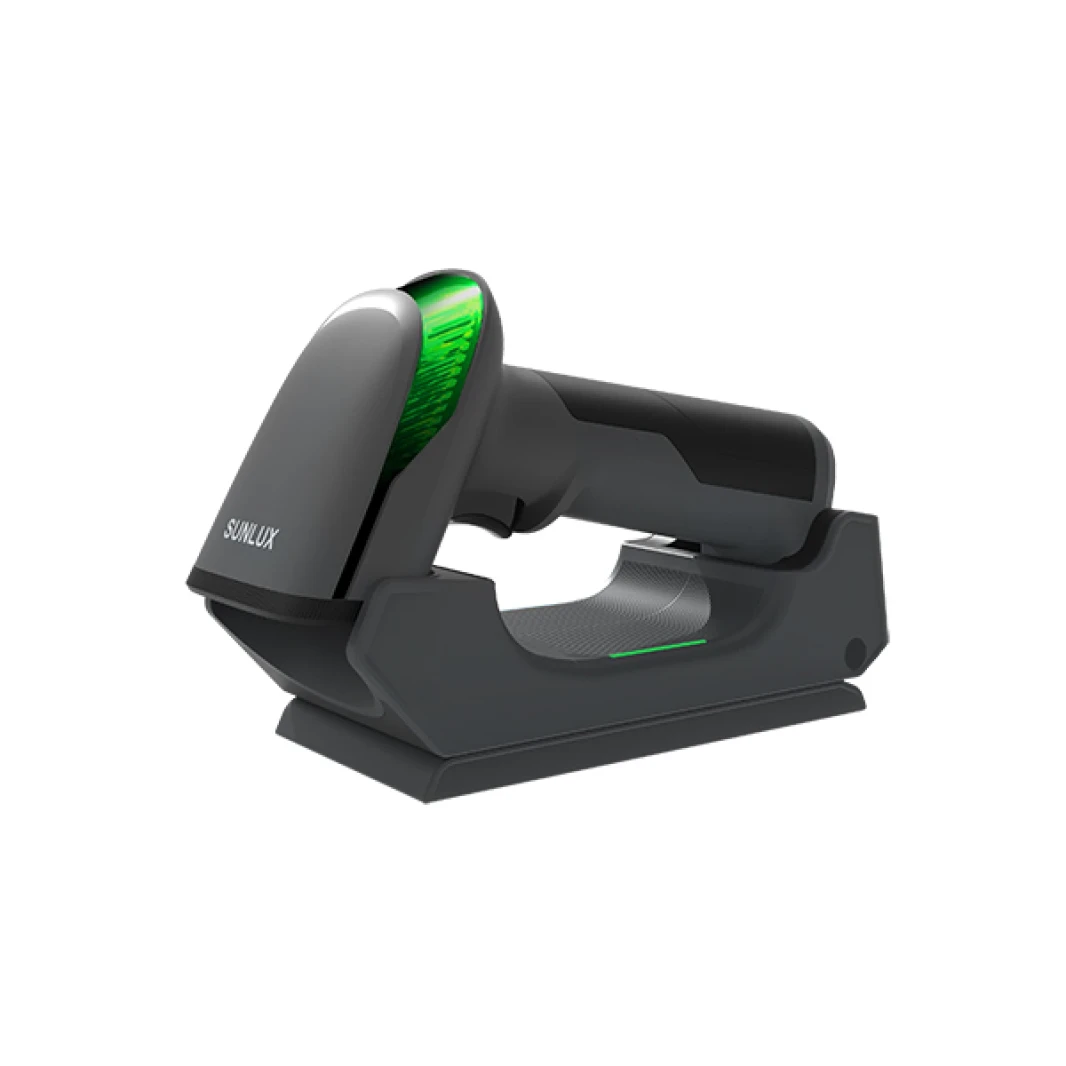 Sunllux WRLS 2D-Barcode Scanner Black-Led-Red ، RAM ، 1D ، 2D Payment 640x480 Pixel