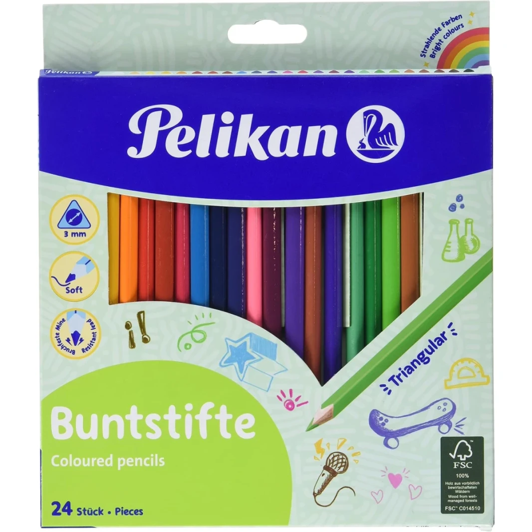 بيليكان أقلام الرصاص سداسي 24pcs