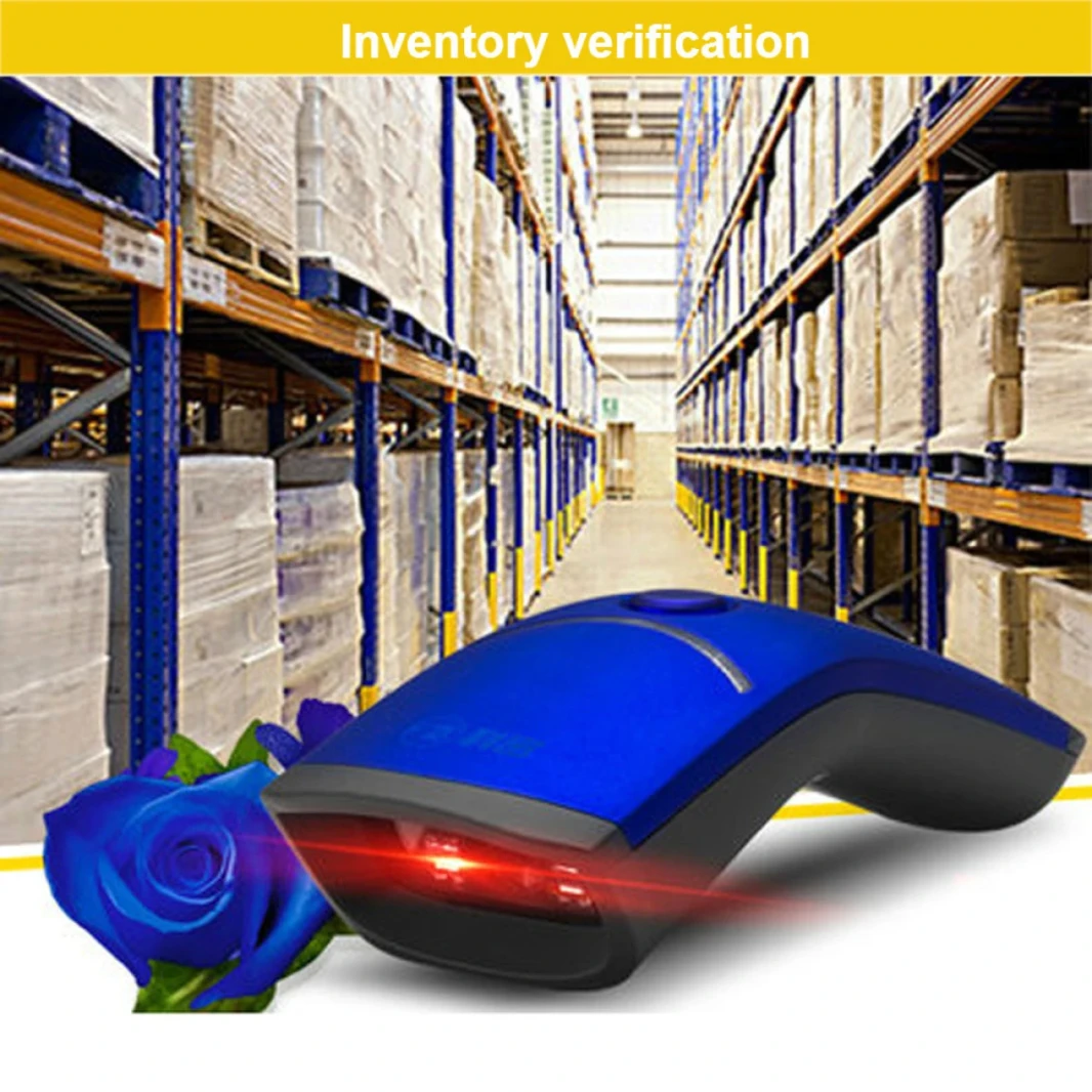 الماسح الضوئي الباركود 1D USB سلكي الليزر المحمول WD-320 BT