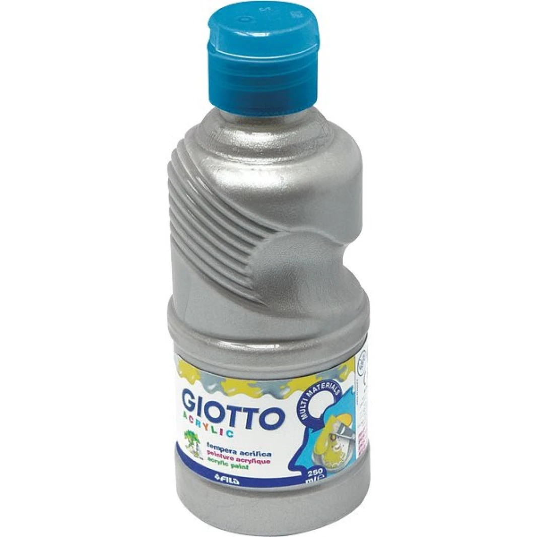 GIOTTO Acrylic Paint Gloss Effect, Metallic 500ml Pack of 1