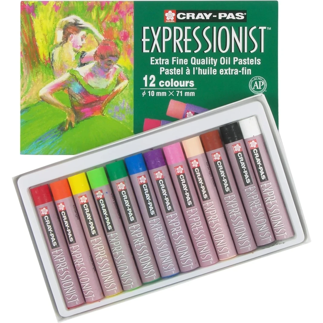 Cray-Pas Expressionist Oil Pastel Set 12 Colors