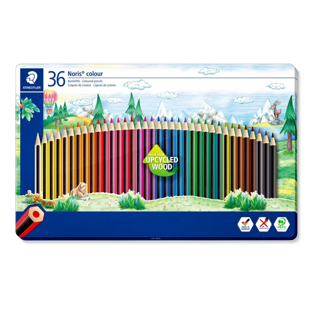 ألوان ألوان سدادات القرص المعدنية Staedtler من 36