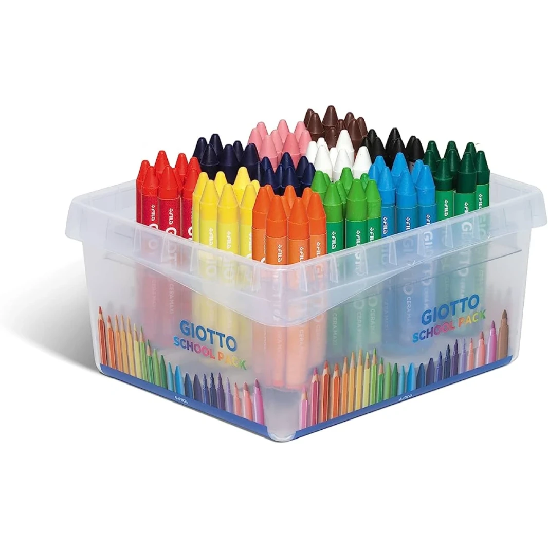 تلوين شمع Giotto Cera Maxi ، حزمة 96
