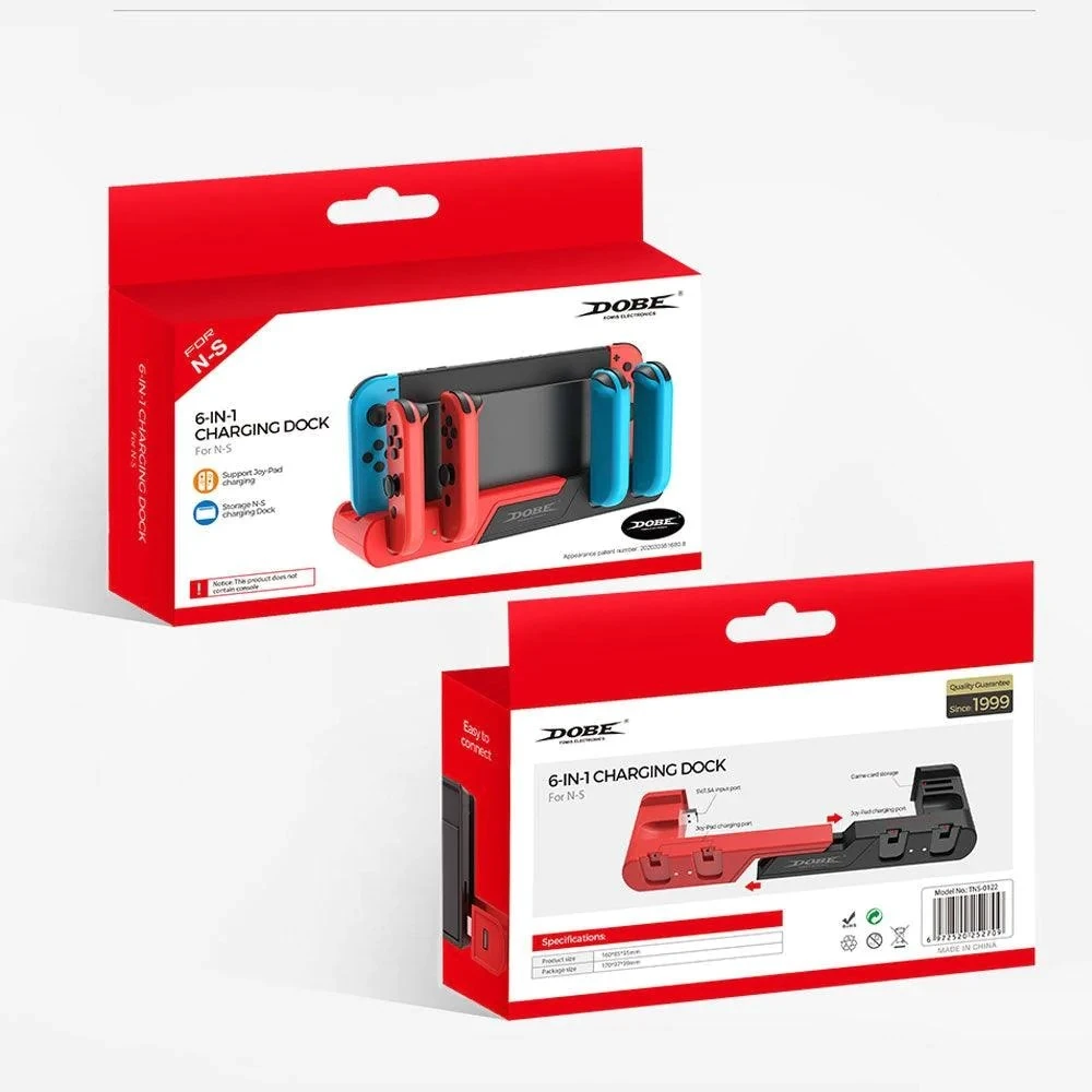 Dobe Charging Dock 6 in 1 For N-S