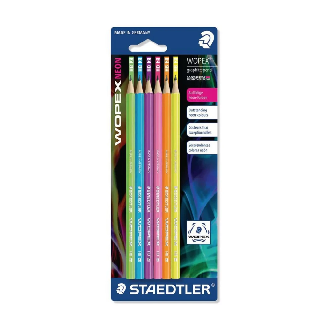 Staedtler Wopex Neon HB2 Pencils