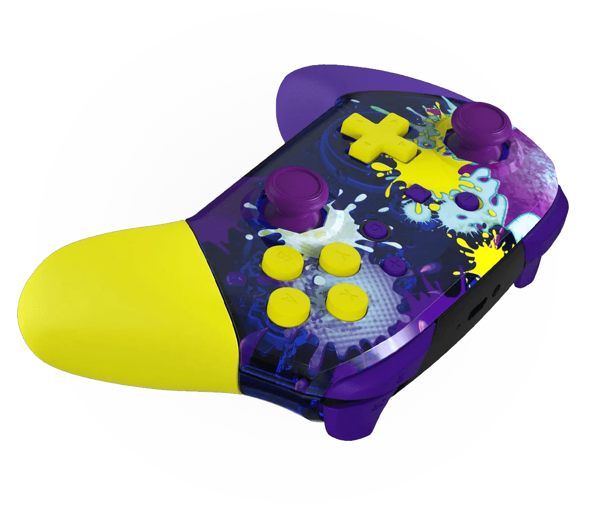 SPLATOON NINTENDO PRO CUSTOM CONTROLLER – Purple