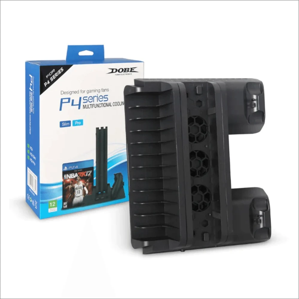 PS4 Slim Pro Multi-functional Charging & Cooling Stand
