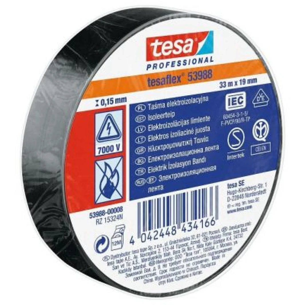TESA Professional PVC PVC Tape 33M*19MM