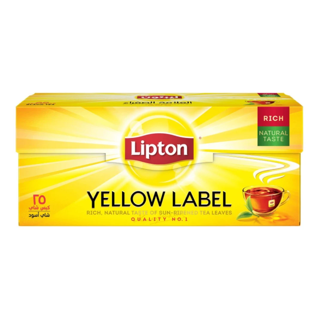 حزمة Lipton Yellow Label من 25
