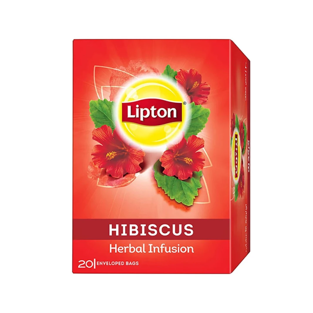 Lipton Herbal Infusion Hibiscus Tea 20 حقيبة