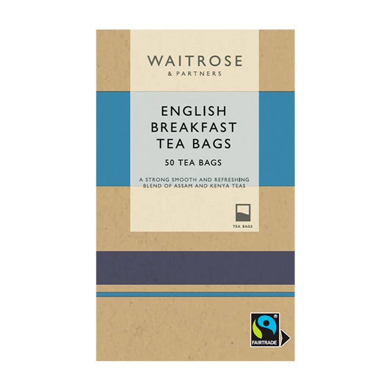 Waitrose English Breakfast 50 Tea Bags 125g