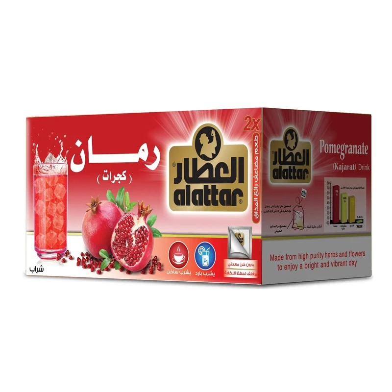 Al Attar Pomegranate (Kajarat) Drink. 20 bags