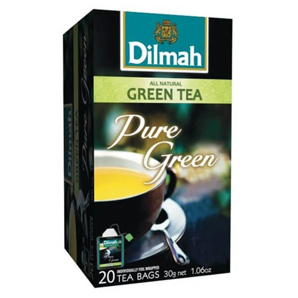 Dilmah All Natural Pure Green Tea 20 Bags