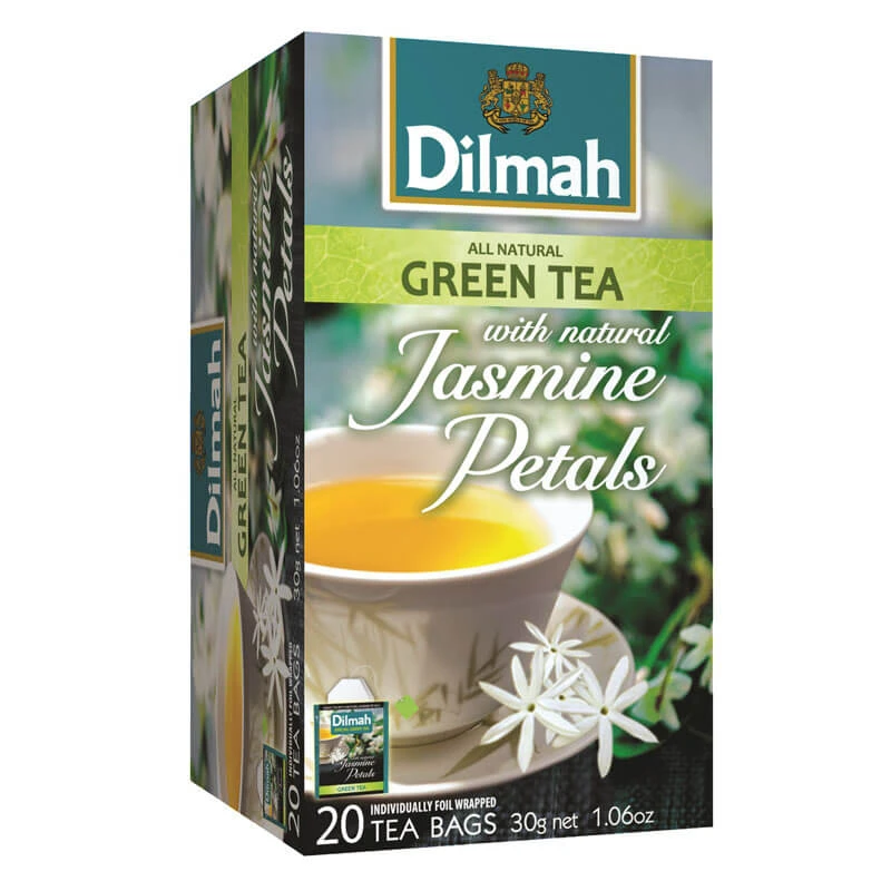 Dilmah Jasmine Petals Green Tea 20 Bags