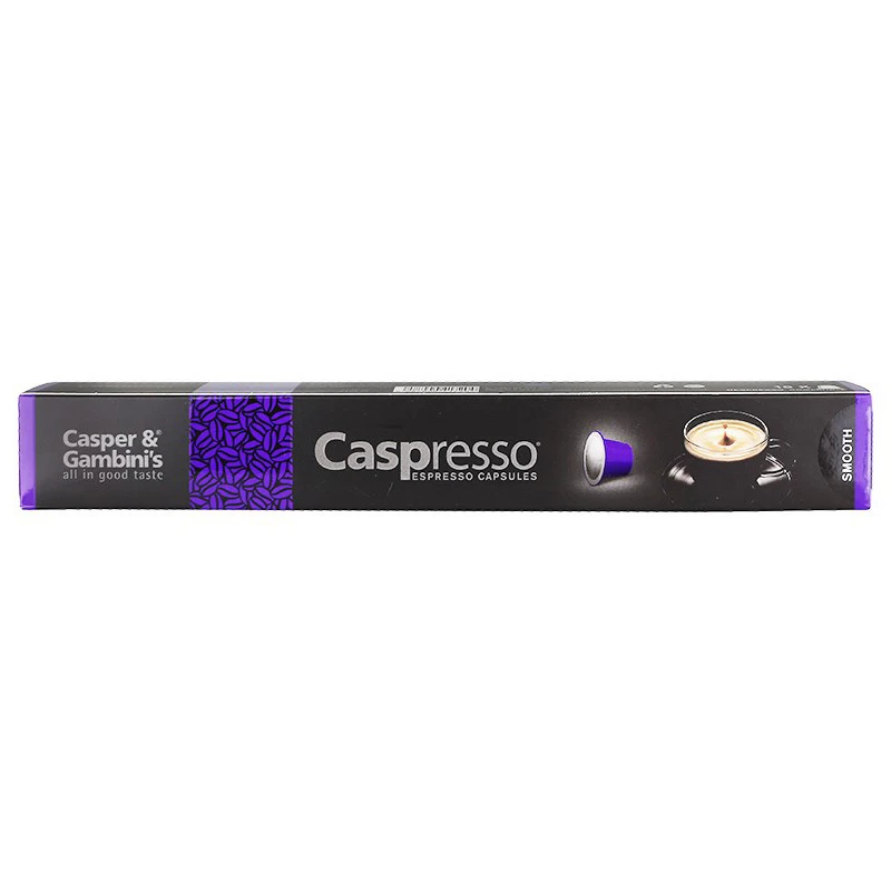 كبسولات Caspresso Espresso ، ناعمة ، 10 كبسولات