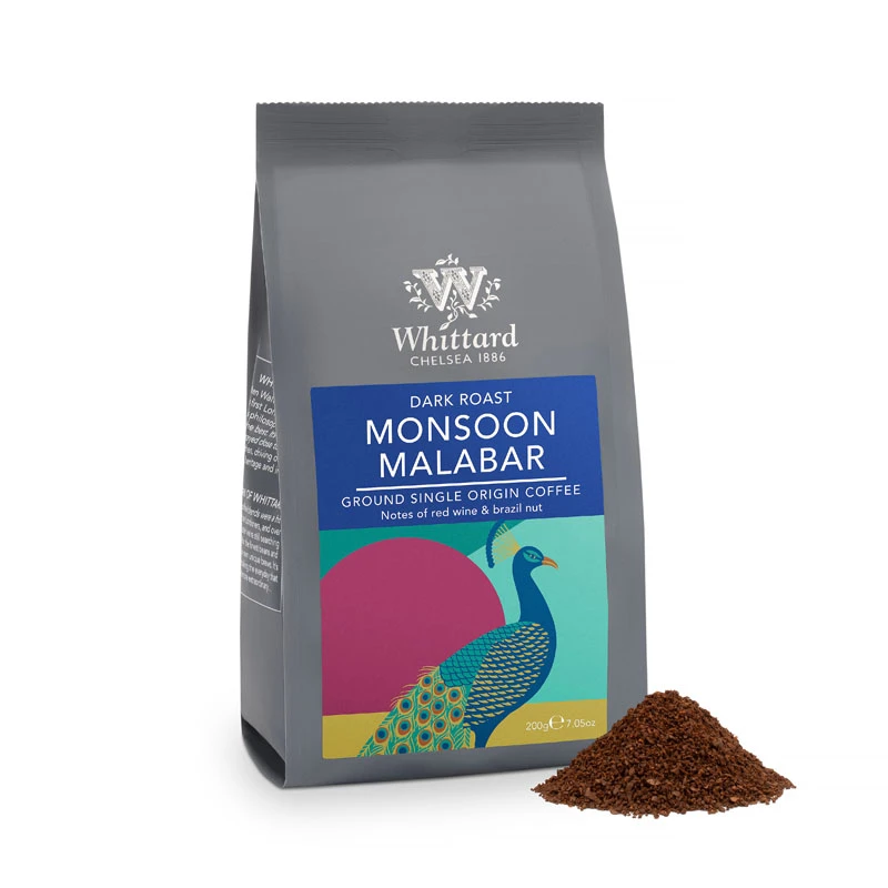 القنب القابض القهوة الموسمية Malabar Ground 200g