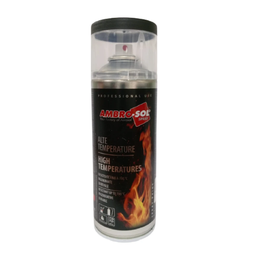 AMBRO 400ML HIGH TEMPERATURES MATT BLACK