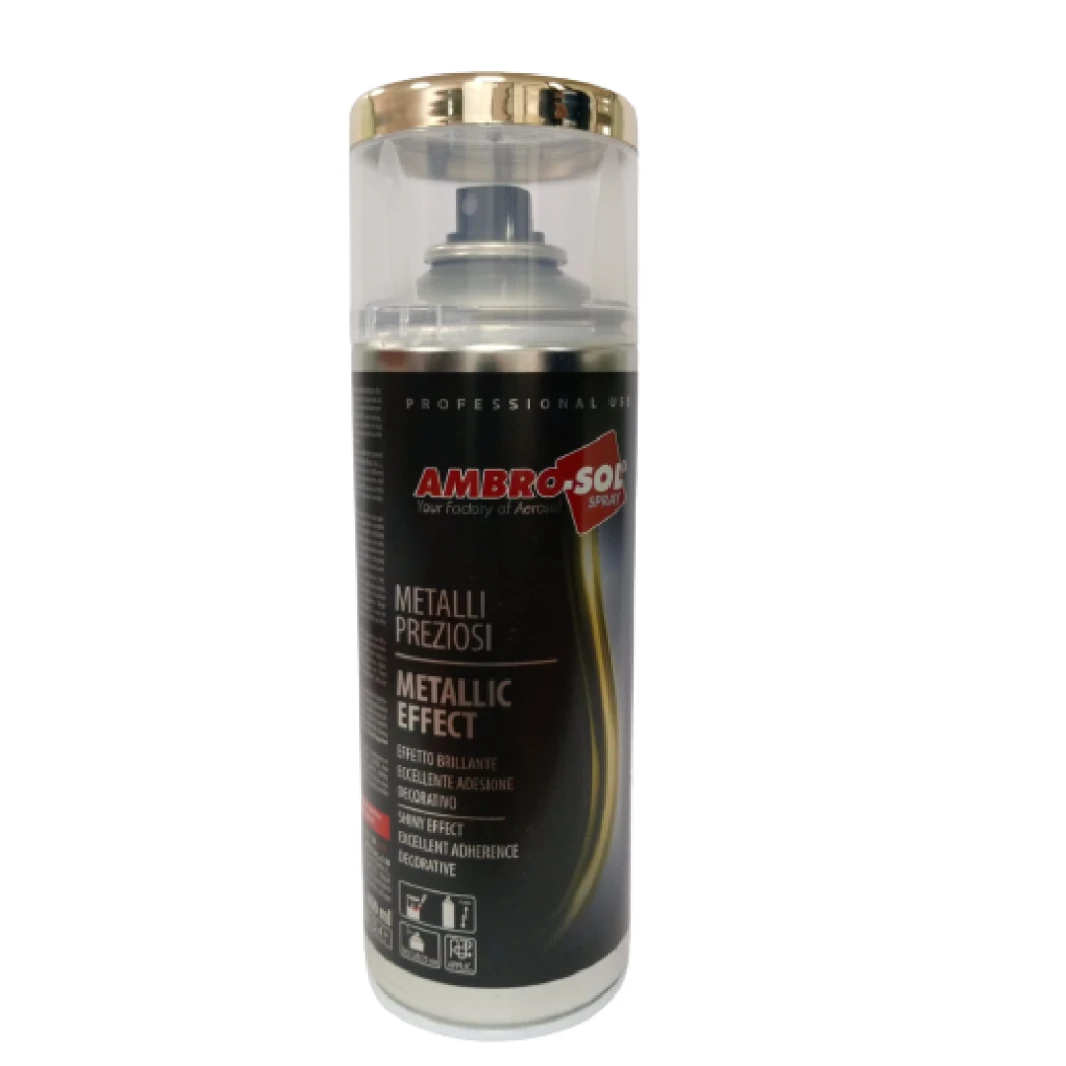Ambro Metalic Effect Gold Mirror Spray Paint 400ml