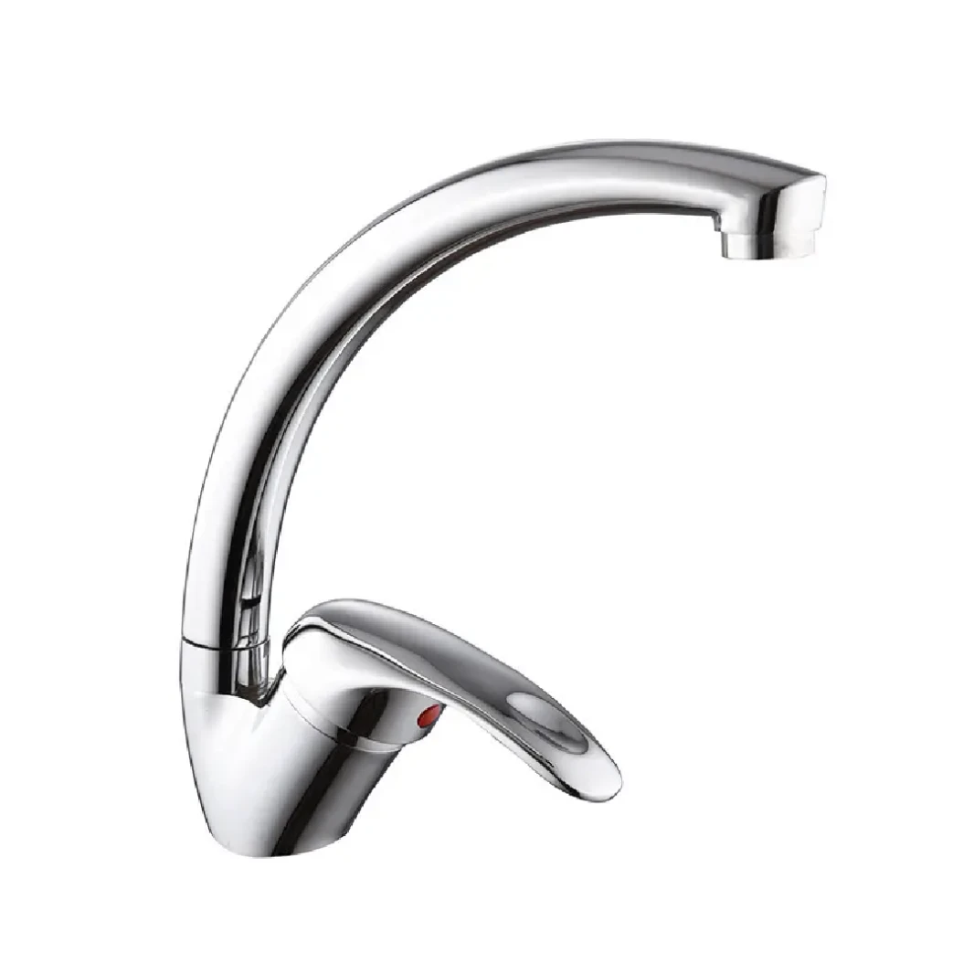 OM-1628 Sink Mixer (خرطوشة 40 مم) مع صفيحة عالية