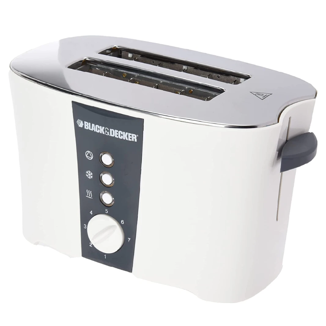 Black & Decker Toaster Toaster ، 80 واط ، شريحة 2