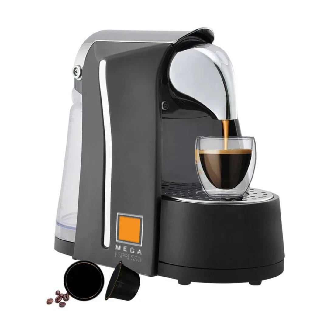 Mega espresso machine 1400 watts, compatible with Nespresso capsules