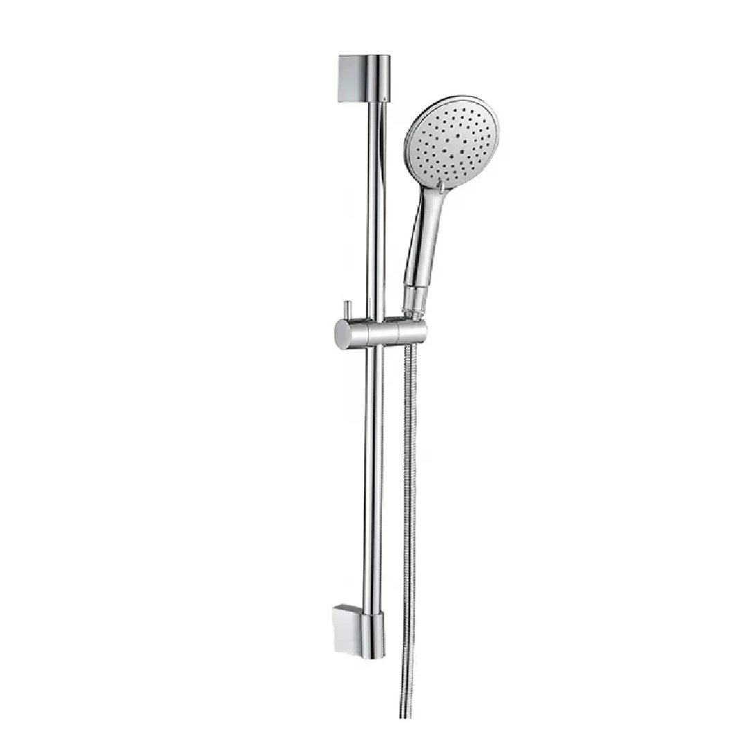 ISA Chrome Hand Down 5 وظائف وخرطوم دش من الفولاذ المقاوم للصدأ متكافئ 150 سم
