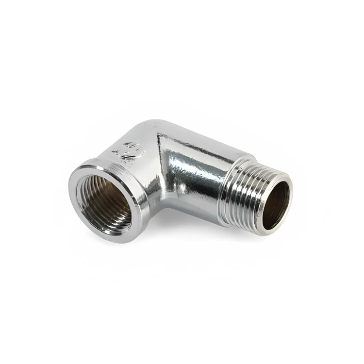 الكوع 90 ° chrome1/2 "thread thread x ذكر
