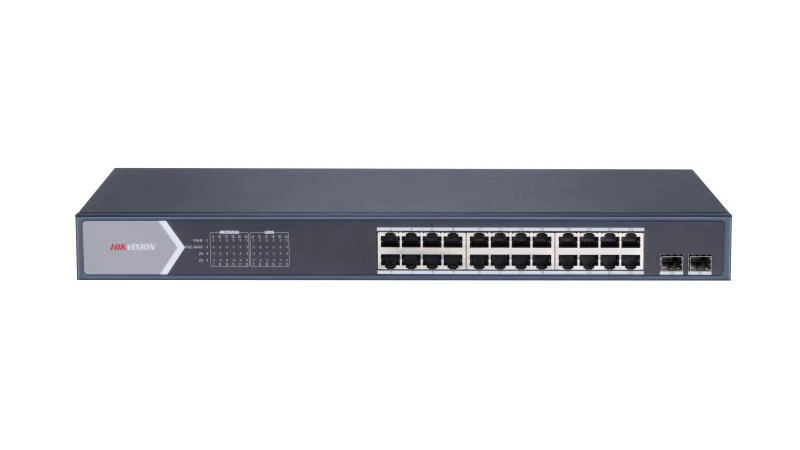 Hikvision 24 Port Gigabit غير مُدارة Poe DS-3E0526P-E Switch