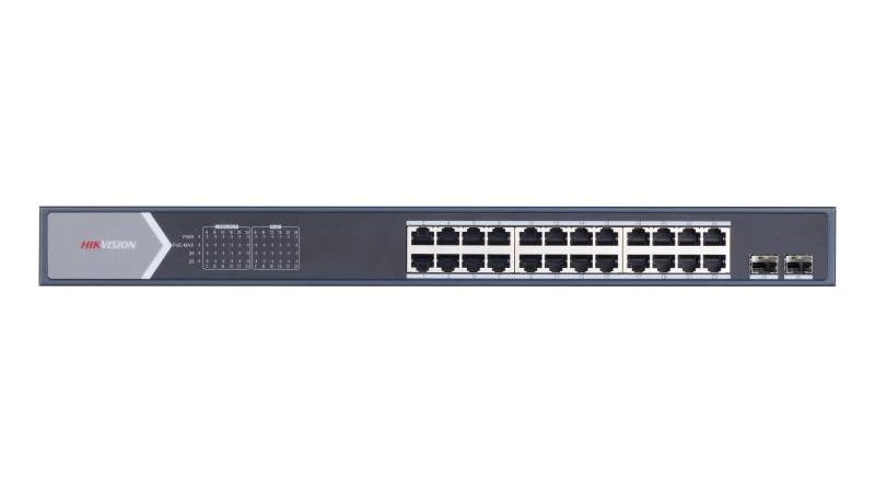 Hikvision 24 Port Gigabit غير مُدارة Poe DS-3E0526P-E Switch