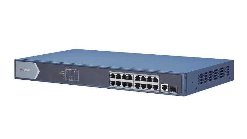 Hikvision 16 Port Gigabit غير مُدارة Poe DS-3E0518P-E Switch