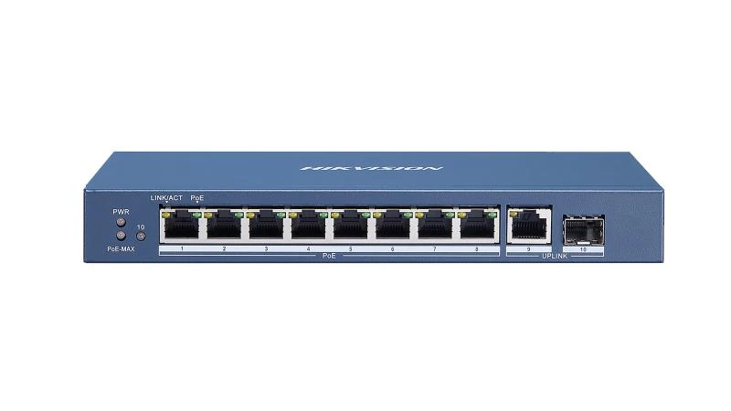 Hikvision 8 Port Gigabit غير مُدارة Poe DS-3E0510P-E Switch