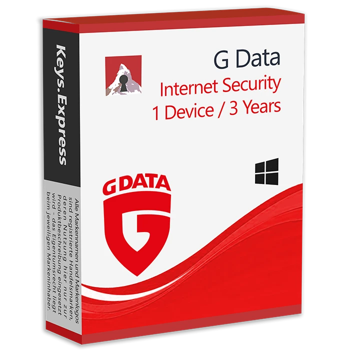 Gdata Internet Security 1 مستخدم / 3 سنوات