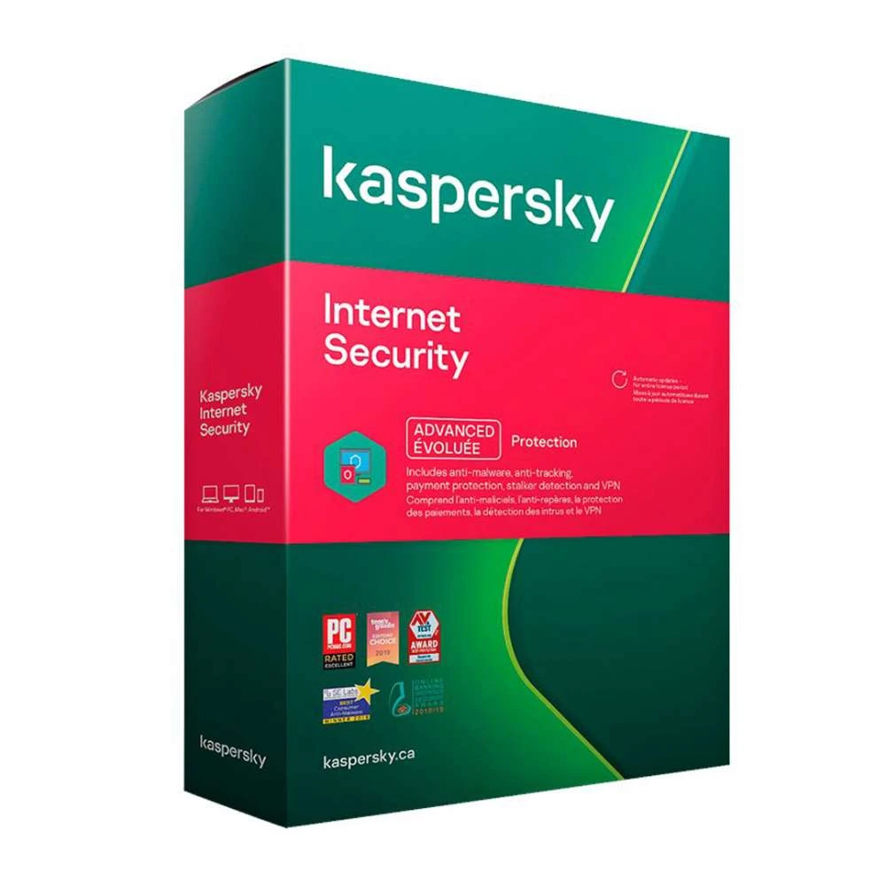 KasperSky Internet Security 2 USERS - 1 YEAR