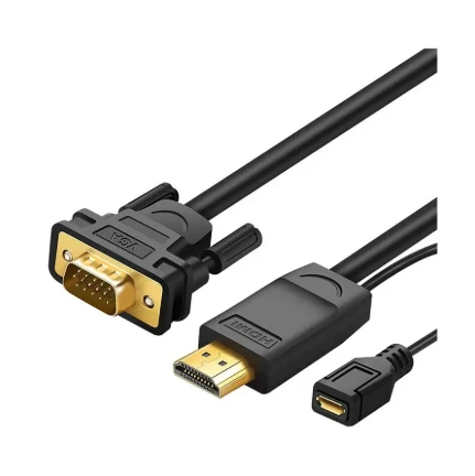 UGREEN 30449 HDMI إلى VGA Converter 1.5 كابل