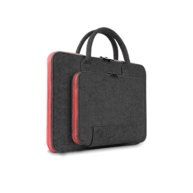 Yasoomade FH21 Black & Red 15.6 بوصة كمبيوتر محمول وأكمام الكمبيوتر اللوحي