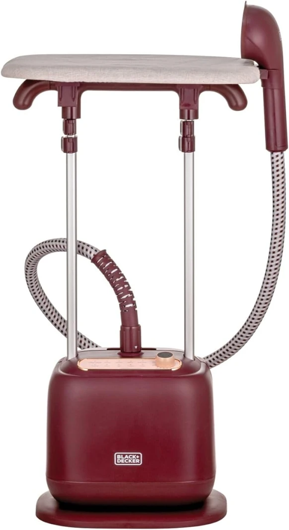 BLACK+DECKER VERTICAL DIGITAL GARMENT STEAMER, TWIN POLE, 2400W, 6 LEVELS - GSTD2450-B5