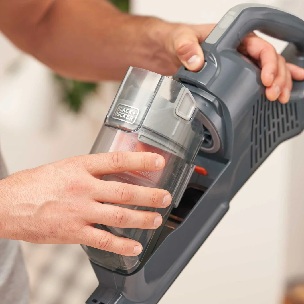 منظف ​​Black & Decker ، رمادي ، 40 دقيقة وقت التشغيل 500 مل ، BHFEA520J-GB