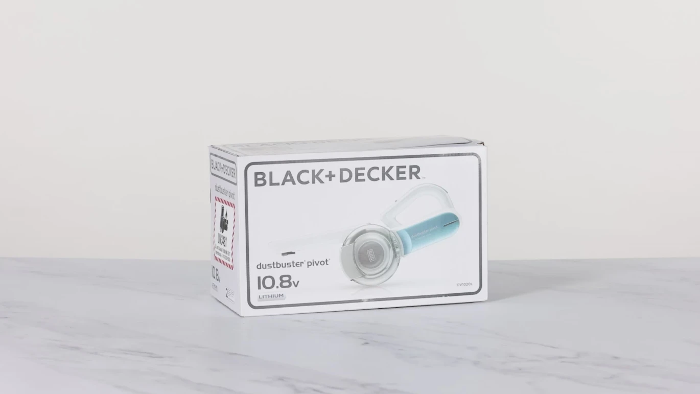 مكنسة مكنسة محمولة من Black & Decker مع بطارية ليثيوم أيون 440 مل
