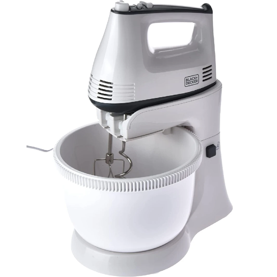 Black & Decker mixer, 300 watts, 5 speeds, multifunctional with mixer