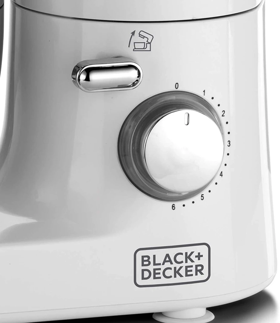Black & Decker vertical mixer and mixer, 1000 watts, 6 speeds, with stainless steel bowl