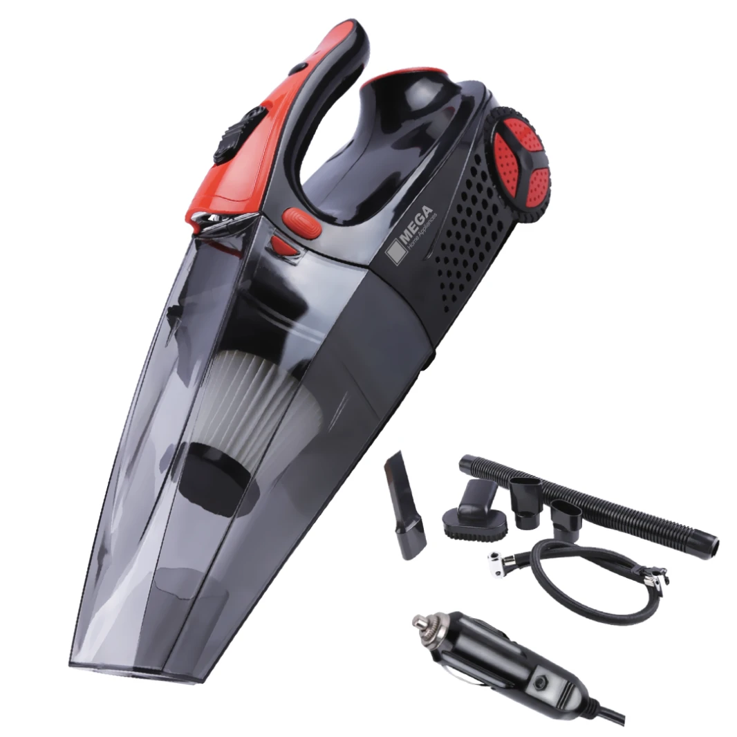 MEGA_HA_VC005_12V DC POWER MULTIFUNCTION CAR VACUUM CLEANER WITH COMPRESSOR