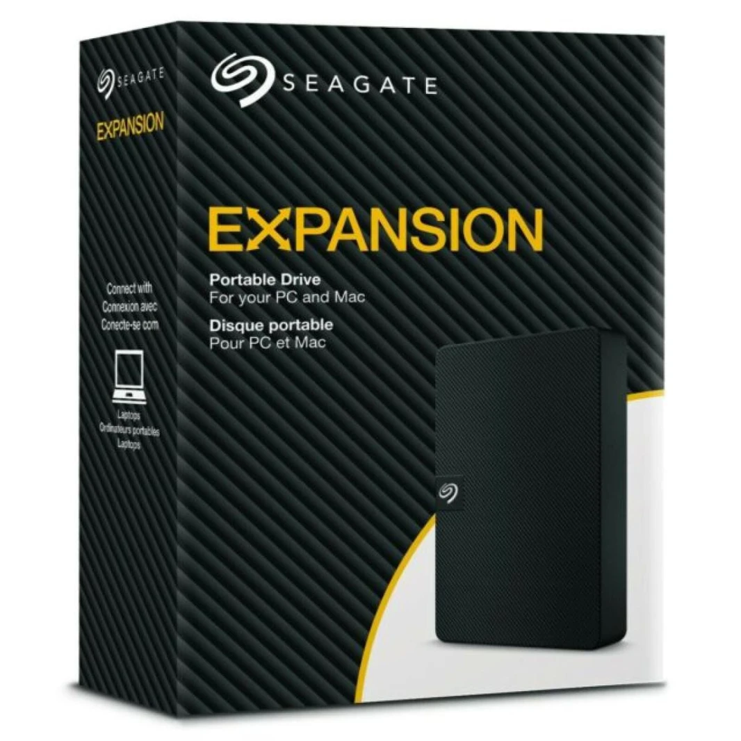 Seagate Expansion 2TB USB 3.0 Portable External Hard Drive, Black