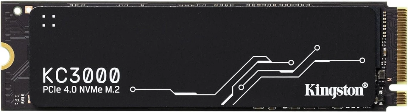 Kingston KC3000 PCIe 4.0 NVMe M.2 1024 GB SSD - High-Performance Storage for Desktop and Laptop PCs -SKC3000S/1024G