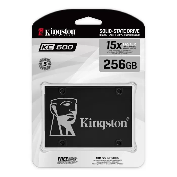 Kingston KC600 256G SSD SATA