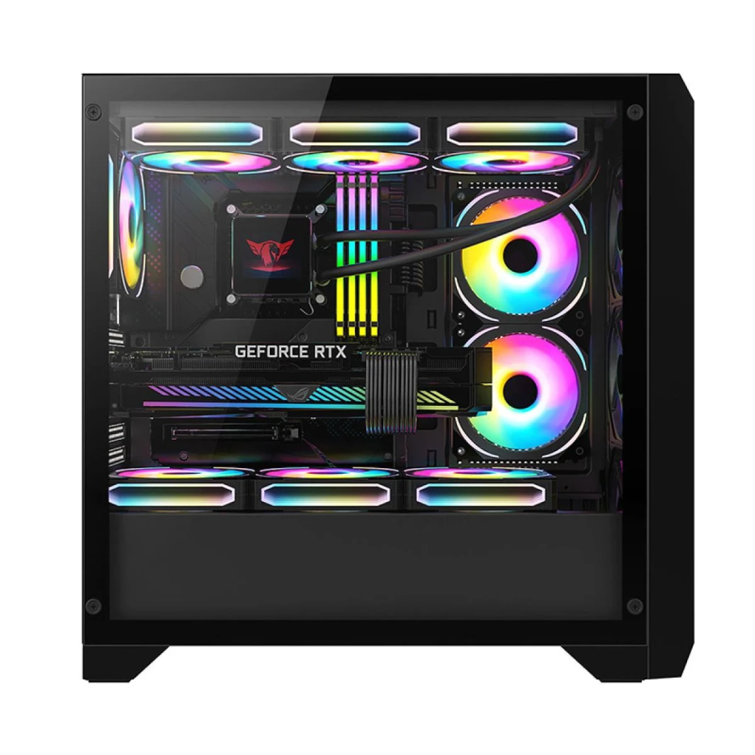 Huntkey GX750A Gaming Case 3 Fans - Black
