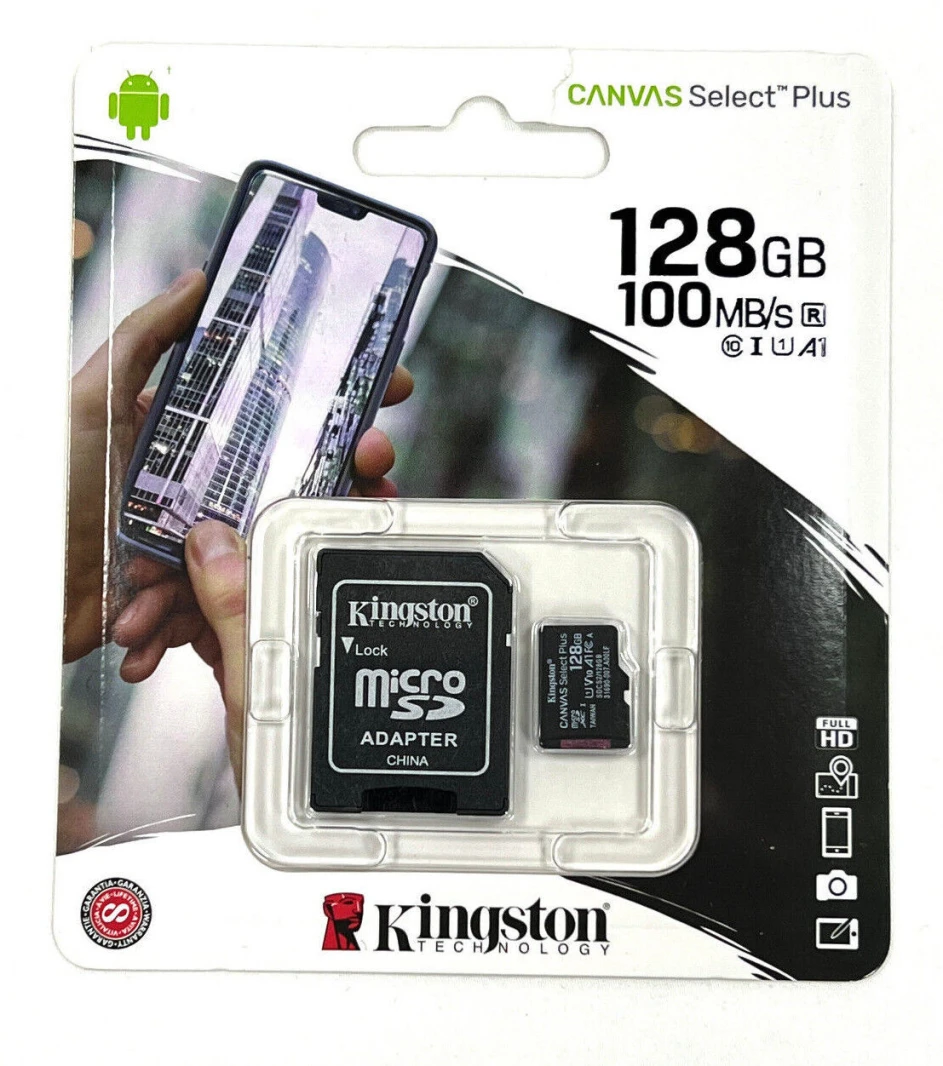 Kingston Canvas Select Plus Micro SD Card 128GB