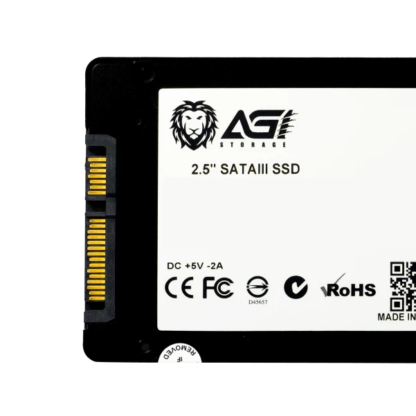 AGI 500GB AI138 Internal PC SSD Solid State Drive - SATA III 6 Gb/s, 2.5"/7mm, Up to 530 MB/s