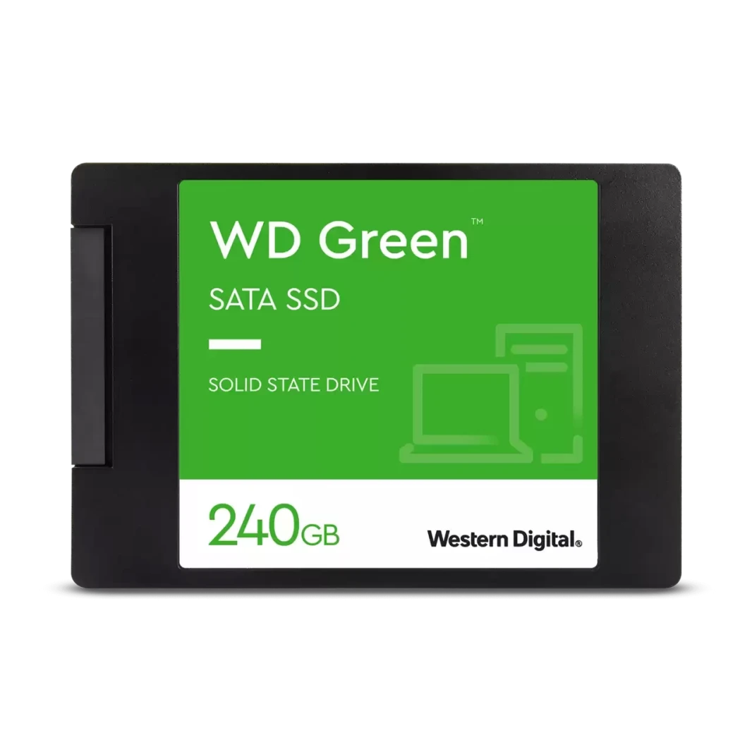 Western Digital 240GB WD Green Internal PC SSD Solid State Drive - SATA III 6 Gb/s, 2.5"/7mm, Up to 550 MB/s